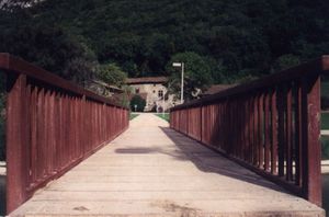 Le pont du parc de Fiancey 1988