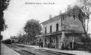 Ancienne gare d'Heyrieux 1902