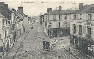 Ancienne rue de Paris et place st André 1905