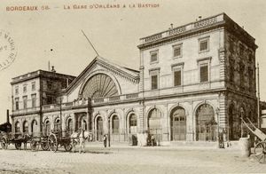 Ancienne gare d'Orléans à Bordeaux. 1905