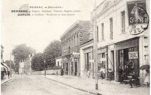 Pessac, l'avenue Jean Jaures 1910