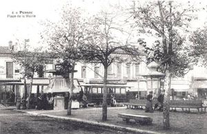 La place de la mairie 1914