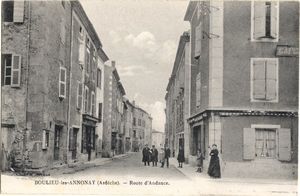 Coeur de ville, Boulieu les Annonay 1919