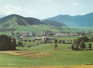 Autrans, vue générale du village 1964