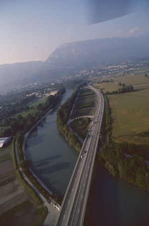 L'Isère et la rocade Sud 1985
