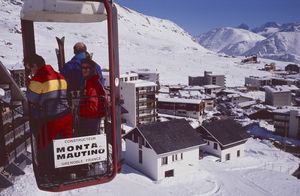 Les télécabines de l'Alpe d'Huez 1982