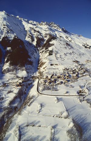 Vaujany en hiver 1984