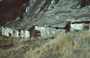 Anciennes habitations de la Vanoise 1984