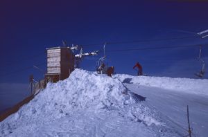 Arrivée des télésièges de l'Alpe d'Huez 1984