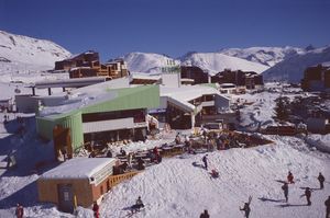 Quartier Les bergers à l'Alpe d'Huez 1984