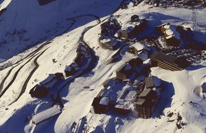 L'Alpe d'Huez en pleine saison d'hiver 1984