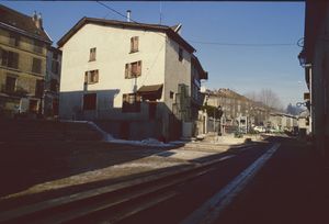 La rue Victor Hugo à Tullins 1985