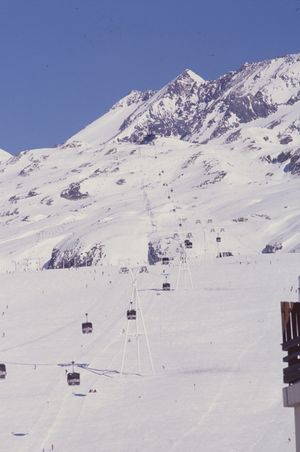 Les télécabines de l'Alpe d'Huez 1984