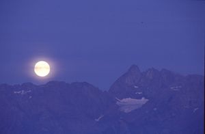 Montagne et lune 1992