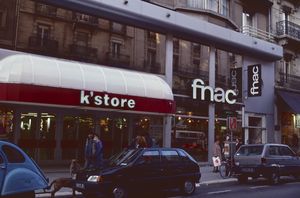 Le centre commercial K'Store et l'ancienne FNAC 1988
