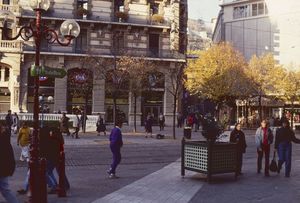 Centre ville piéton de Grenoble 1988