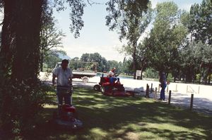 Entretien du parc de l'Ovalie 1992