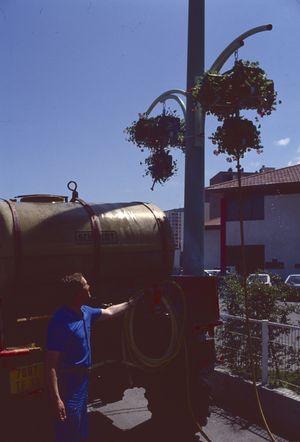 Le service espace vert à Sassenage 1992