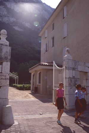 Entrée du parc Notre-Dame à Sassenage 1992
