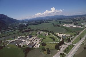 La zone industrielle de Moirans et l'Isère 1988
