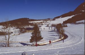 Ski de fond sur le plateau du Vercors 1982
