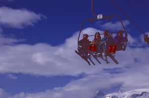 Les télésièges de l'Alpe d'Huez 1982