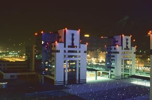 Le quartier Europole de nuit 1984