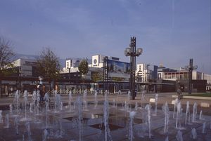 La fontaine de la place de la gare 1984