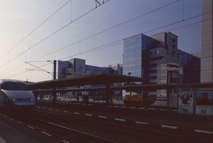 Les quais de la gare de Grenoble 1984
