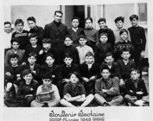 Photo de classe de l'école d'Echirolles 1949
