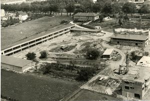 L'école Marcel David en construction 1964