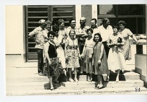 Les enseignants de l'école Paul Vaillant Couturier 1981