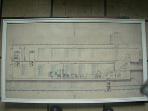 Les plans de l'usine de papeterie de Pont de Claix 1970