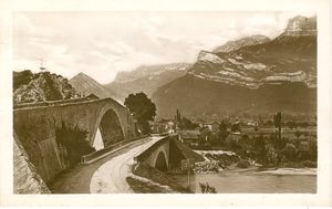 Les pont de Claix et le massif du Vercors 1904