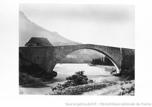 Le Pont Lesdiguières 1880