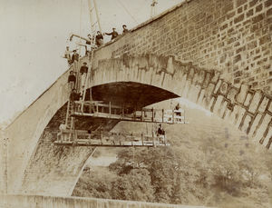 Construction du Pont de Claix 1880