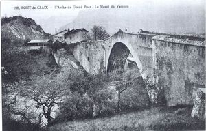 L'Arche du grand pont de Claix 1920