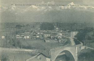 Vue aérienne du Pont de Claix 1911