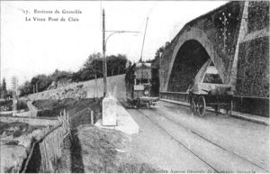 Le Pont de Claix et son tramway 1920