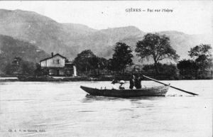 Bac sur l'Isère 1902