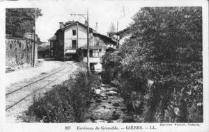 Les ruelles de Gières 1902