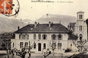 L'ancienne mairie de Saint Martin d'Hères et la paroisse saint Thomas 1920