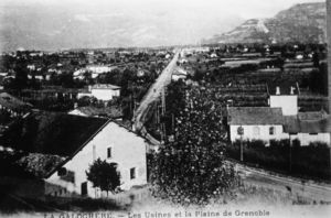 Vue sur l'agglomération depuis la Galochère 1900