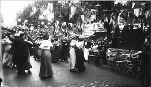 Bal populaire pour le 14 juillet  1910