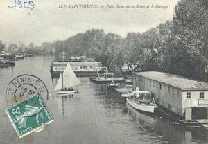 Petit bras de la Seine et Garage 1909