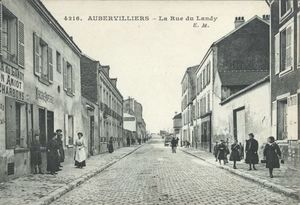 La rue du Landy 1925