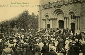 La première Communion à l'église N. D. du Saint-Rosaire 1905