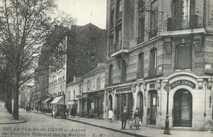 Avenue du Président Wilson et rue la Montjoie 1945
