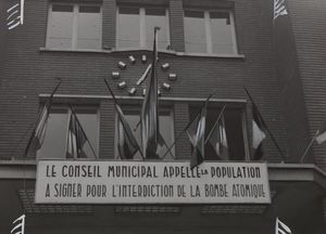 Fronton de la Mairie 1950