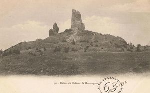 Ruines du Château de Montrognon 1902